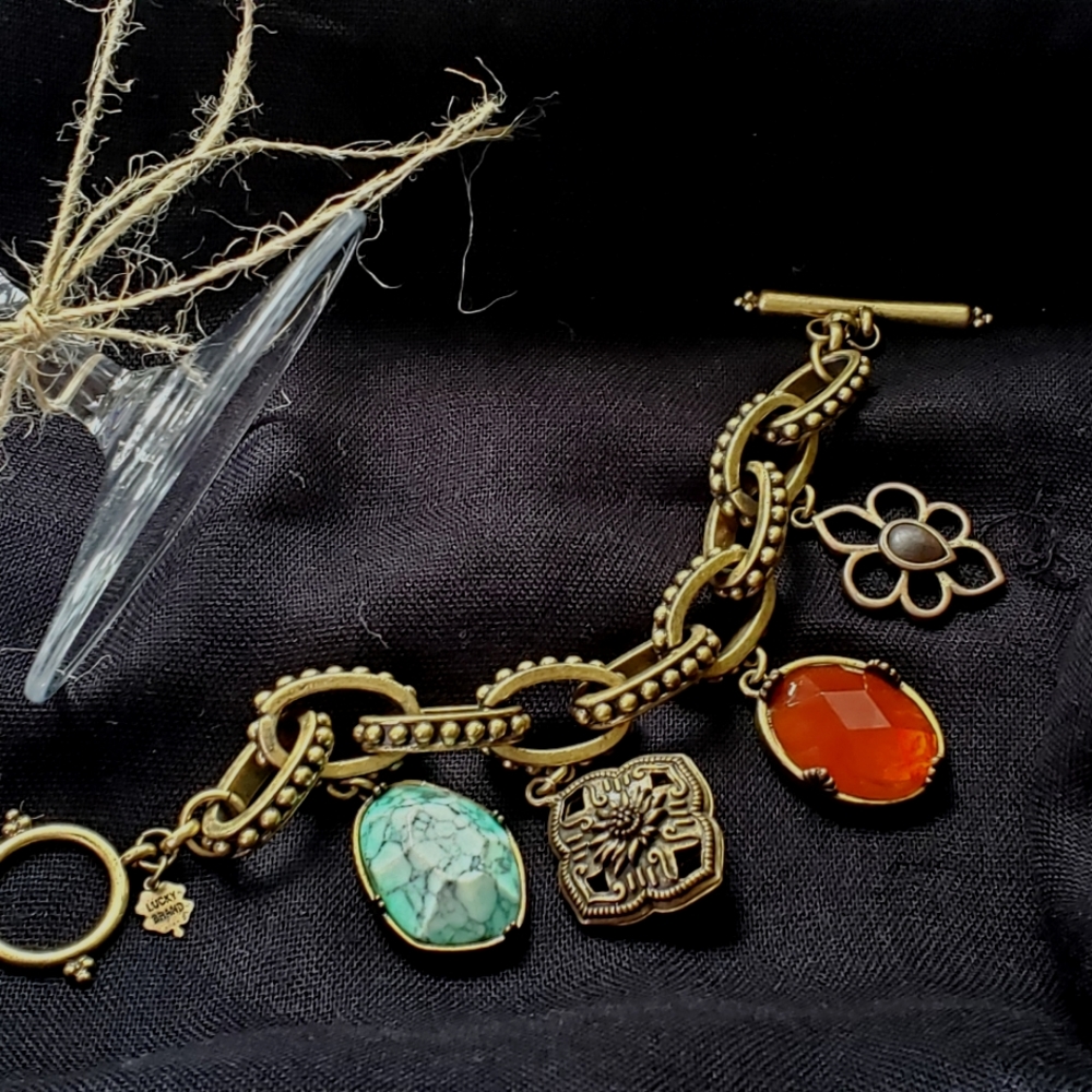 Lucky Brand Vintage  Gold Tone Bracelet